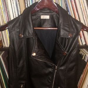 Women's Faux Leather Vest